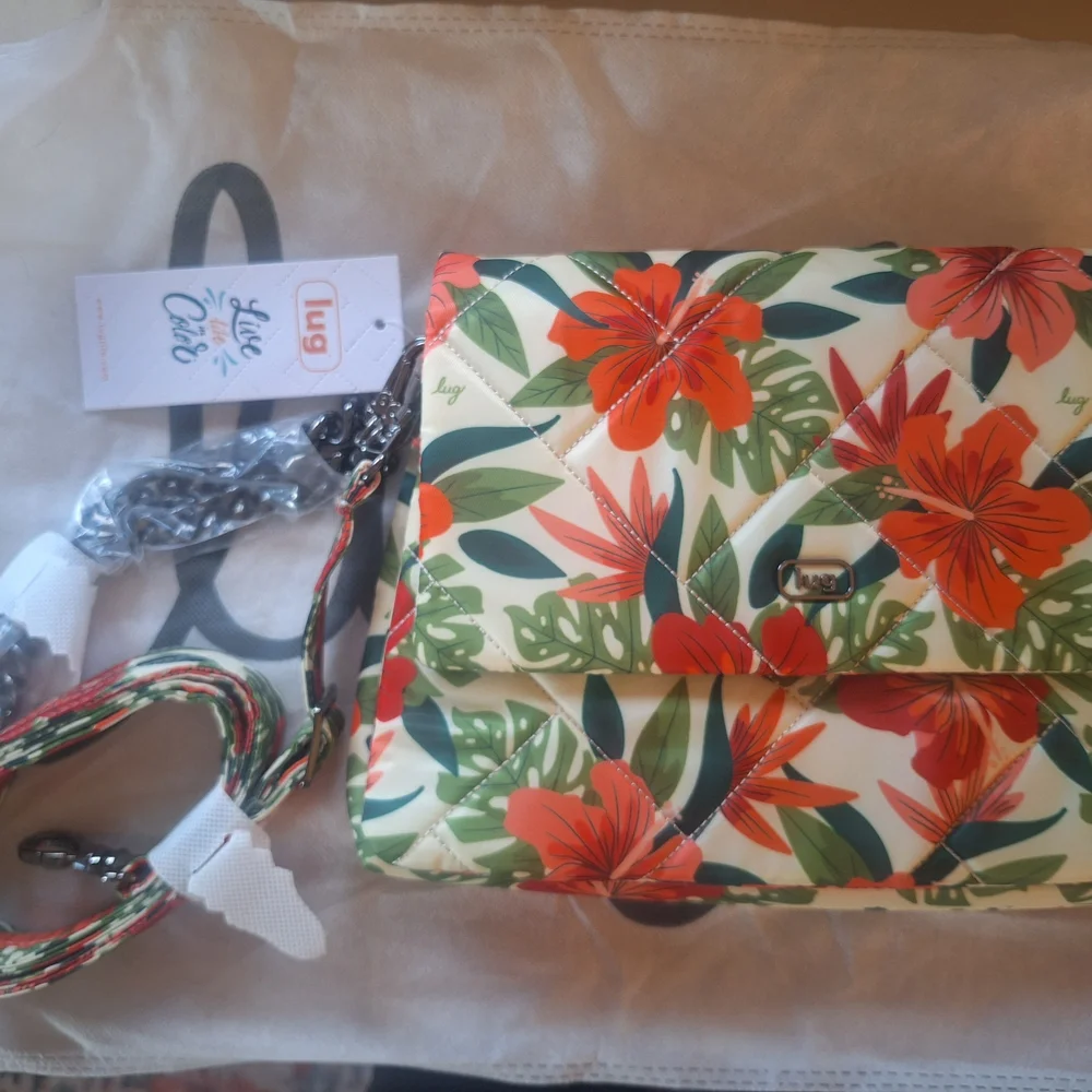 Lug Floral Crossbody Bag - Lush Luau - Picture 2 of 7